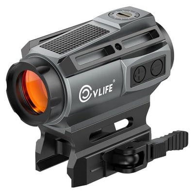 CVLIFE EagleFeather X Solar Multi-Reticle Red Dot 1x20mm 2MOA Dot 40MOA Circle with Quick Release Flip Up Covers IPX7 Waterproof Fogproof - $83.99 w/code "AC4TCYCE" + FREE Shipping