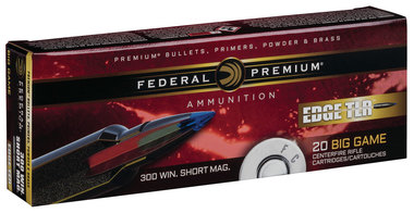 Federal P300WSMETLR1 Edge TLR 300 Winchester Short Magnum (WSM) 190 GR Terminal Long Range (TLR) 20 rounds-flat shipping- $24.47 - $51.99 (Free S/H over $50)