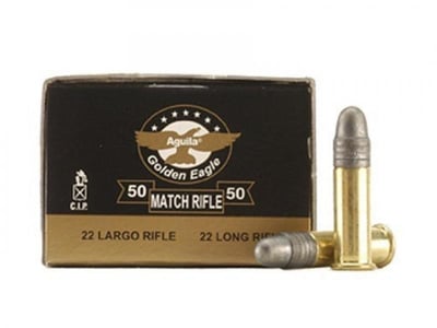 Aguila Match Rifle 40 Grain .22LR ammo- 500 - $51.99