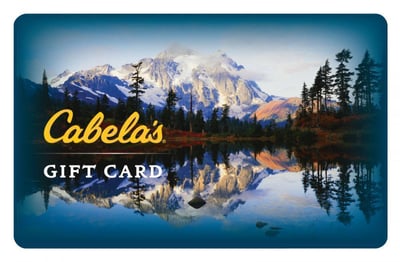 $25 Cabela's E-Gift Card For $21.41 - 14.40% Off - Instant delivery to your inbox by email