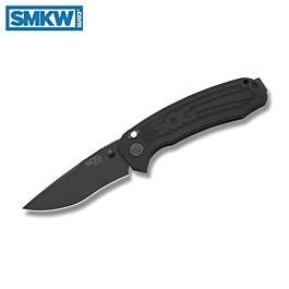 SOG Knives Banner with Black Anodized Aluminum Handle and Black Titanium-Nitride Coated CPM-S35VN Stainless Steel - $189.95 (Free S/H over $75, excl. ammo)