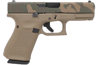 Glock Model 19 Gen5 9mm Pistol with Camo Slide and FDE Frame - $549.99 