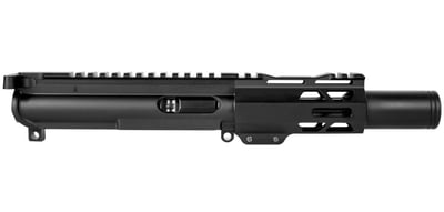 RTB Complete 4.5" 9mm Upper Receiver - Black FLASH CAN 4.25" M-LOK With BCG & CH - $227.68 