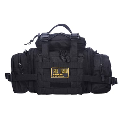 Damero Utility Tactical Waist Pack Pouch Military Camping Hiking Outdoor Hand Waist Bag (Black) - $15.99 + Free S/H over $35 (Free S/H over $25)