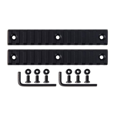Hiram 2 PCS Picatinny Rail System for Universal Keymod Rails 13 Slots Aluminum in Black - $9.99 + Free S/H over $25 (Free S/H over $25)