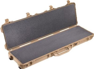 Pelican 1750 Watertight Protector Gun Case w/ Wheels & Foam - 50.5in Interior, Desert Tan - $249.99