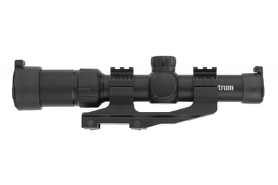 1.5-4x24 Tactical Rifle Scope - Range Finder Reticle w/ Bonus Mount and Flip-up Lens Covers - Black or FDE - $69.95  (Free S/H over $50)