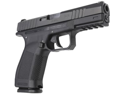 Tara TM9-X 9mm, 4.5" Barrel, Double Action, 3-Dot Sights, Black, 17rd - $349 