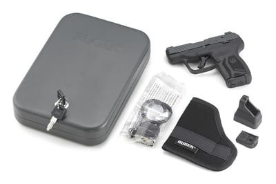 Ruger LCP MAX .380 ACP Micro Compact Pistol, w/ Lockbox, 2.8" Barrel, Black - $299.99 