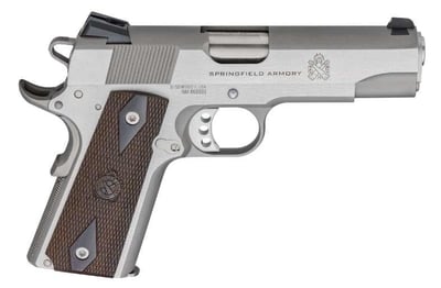 Springfield 1911 Garrison Commander Stainless 9mm 4.25" Barrel 9 Rounds - $728.14