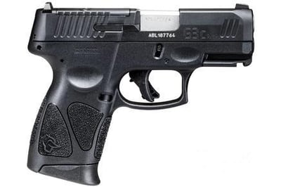 Taurus G3C TORO 9mm 10-Shot 3-Dot Adj. 3.26" Matte Optics Ready - $195.11 