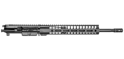 BG Complete 16" 300 BLK Upper Receiver - Black A2 12" M-LOK With BCG & CH - $224.76 after code: UPPER23