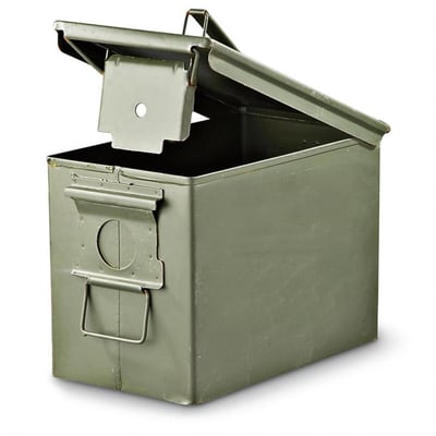 U.S. Military Surplus "Fat 50 SAW Box" Ammo Can, Used - $17.99 (Buyer’s Club price shown - all club orders over $49 ship FREE)