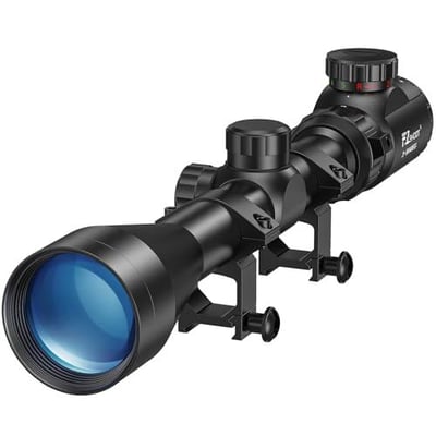 EZshoot 3-9x40 Red Green Illuminated Rifle Scope with Mounts - $14.99 w/code "LQ5KQT2R" + FREE Shipping