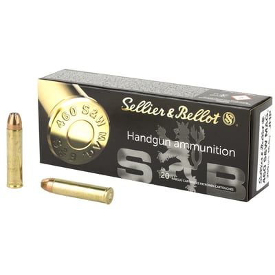 S&B 460 S&W 255GR JHP Ammunition 20 Rounds - $19.98