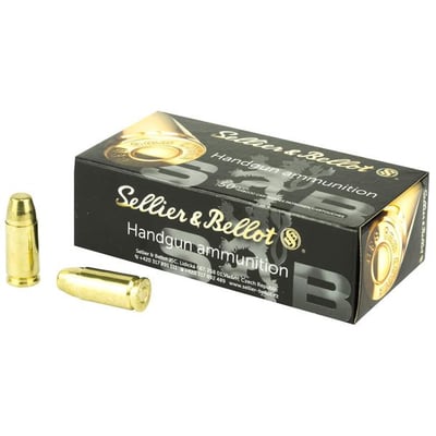 Sellier & Bellot Subsonic 9mm FMJ 150 Grain Ammo 50 Rounds - $14.22 