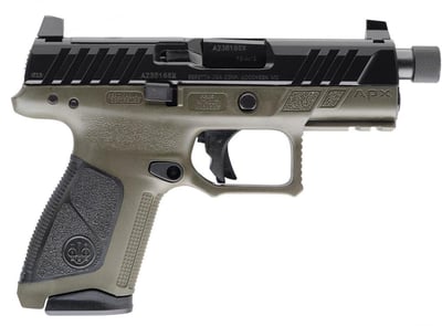 Beretta APX A1 Compact Tactical 9mm 3.7" 15rd Threaded OD Green - $439 ($339 after $100 MIR) (Free S/H over $175)