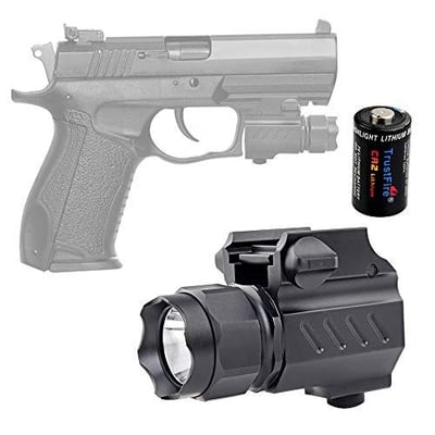 TrustFire G01 Compact Pistol Flashlight 210Lm For Glock 17 19 21 22 30 43 48 and Picatinny Rail - $22.99 (Free S/H over $25)