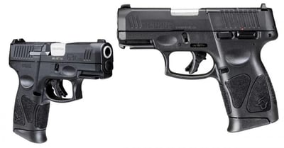 Taurus G3C T.O.R.O. 9mm 3.26" Bk/bk 12rd Optic Ready - $283.19 (Free S/H on Firearms)