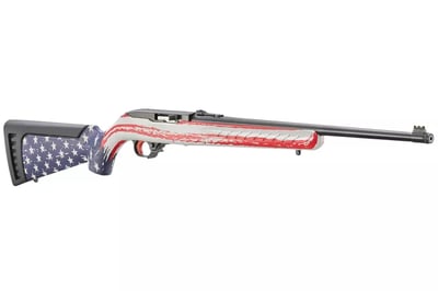 Ruger 10/22 Collectors Series American Flag .22 LR 18.5" Barrel 10 Rounds - $306.48 