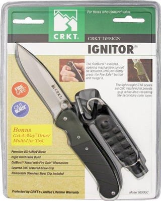 CRKT Ignitor Knife and Get - a - Way Driver Set - $19.99 + Free S/H over $49 (Free S/H over $25)