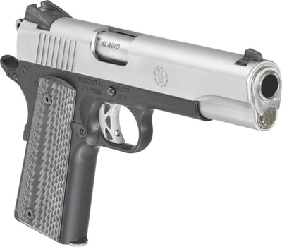 Ruger SR1911 45ACP 8+1rd 5" SS Matte Stainless Serrated - $579.99 (Free S/H on Firearms)