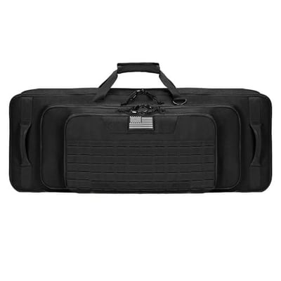 40% off CVLIFE 36" 42" 46'' Soft Rifle Case Triple Layered Double Rifle Bag, Oversized Long Gun Bag with Lockable Zipper and Backpack Strap, Rifle Backpack Gun Case for Outdoor Hunting Shooting Range w/code EMQG622S + FREE Shipping