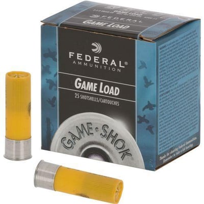 Federal Premium Game-Shok 20 Gauge Upland Game Shotshells 7.5 shot size 25-round box - $6.99