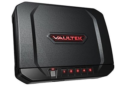 VAULTEK VT20i Biometric Handgun Safe Bluetooth Smart Pistol Safe with Auto-Open Lid and Rechargeable Battery (black) - $254.99 (Free S/H over $25)