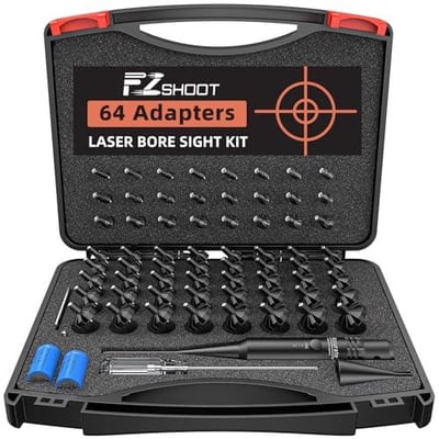 30% off EZshoot Green/Red Bore Sight Laser with 64 Adapters Bright Laser Bore Sight Fit 0.17 to 12 GA Calibers Precise Bore Sight w/code RIY3JL37 - $21.69 + FREE Shipping
