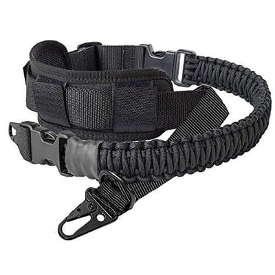 550 Paracord 2 Point Rifle Sling Gun Strap with Shoulder Pad Adjustable Two Point Sling - $24.95 (Free S/H over $25)