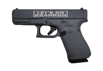 Glock G45 USA 9mm 4" Barrel "Let's Go Brandon" FS Gray 17rd - $618.29 after code "WELCOME20"