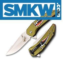MTech USA Green Lady Luck Bomber Assisted Folder 3Cr13 Stainless Steel Blade Green Aluminum Handle - $12.99 (Free S/H over $75, excl. ammo)
