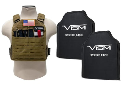 NcSTAR LCS Sentry Laser Cut Plate Carrier w/2 LVL IIIA 10x12 Soft Shooters Cut Plates - $124.95 ( Comes in 4 Colors ) 