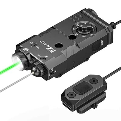 34% off 1600 Lumens Rifle Light Laser IR 3-in-1 Combo, Ar Light Laser Combo Magnetic Rechargeable with Remote Switch, Aluminum Flashlight for Rifle Compatible with Picatinny and M-Rail w/code VS2PZ2KD + FREE Shipping