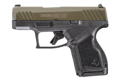 Taurus GX4 9mm Micro Compact Pistol with OD Green Cerakote Slide - $239.99 (Free S/H on Firearms)