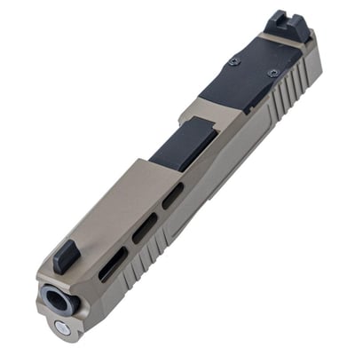 PSA Dagger Complete SW4 RMR Slide Assembly With Non-Threaded Barrel, FDE - $169.99