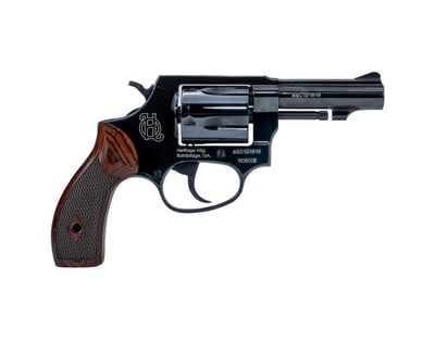 Heritage Roscoe 38 Special + P 3 " Barrel Black With Wood Grips - $275.99 (Free S/H on Firearms)
