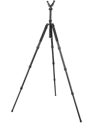 50% off Trakiom 3-in-1 Shooting Stick Hunting Tripod Stand Shooting Tripod Gun Rifle Rest with Height Adjustment Center Column,Shooting Monopod Bipod Tripod with V Yoke for Hunting Shooting and Outdoor w/code MJKVP6X9 - $19.99 + FREE Shipping
