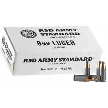 Red Army Standard 9mm 115 Grain FMJ Ammunition 1000 Rounds - $270