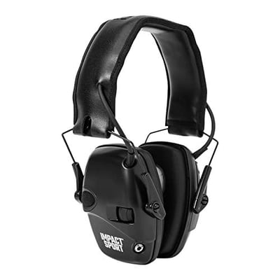 Howard Leight by Honeywell Impact Sport Sound Amplification Electronic Shooting Earmuff, Black - $35.81 + FREE Shipping