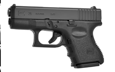 Glock LE Trade In G26 Gen3 3.5" 9mm 10rd Pistol - $299.99 