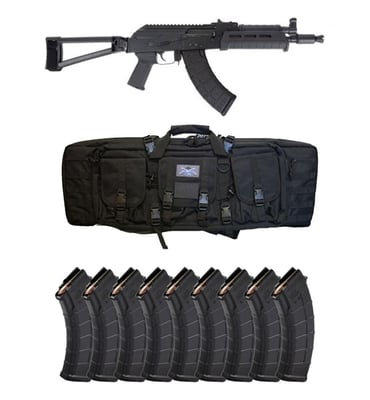 PSA AK-P GF3 MOE Triangle Side Folding Pistol, Black With 10 Magazines & PSA Bag - $899.99 + Free Shipping