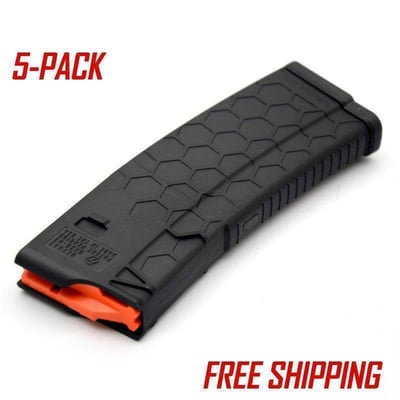 Hexmag 30-Round Magazine Black Series 2 - 5-Pack – SHOOTER ZOO - $54.95