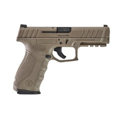 Stoeger STR-9 9mm FDE/Cerakote Pistol w/ (3) 15Rd Mags and 3 Backstraps - $349