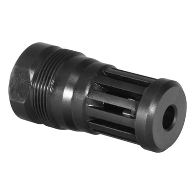 Delta Team Tactical Plan B Muzzle Device Flash Hider 17-4 H1150 Stainless, TP 1/2x28, Black Nitride - $37.99