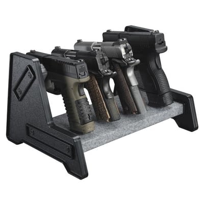 Mind and Action Pistol Rack, Deluxe Handgun Rack Stand,Pistol Display Holder for Gun Safe and Gun Cabinet(4 Gun Holders) - $19.99 + FREE Shipping