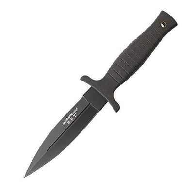 S&W 9" High Carbon S.S. Fixed Blade Knife with 4.7" Dual Edge Blade and TPE Handle for Outdoor, Tactical, Survival,EDC, Multi - $16.79 + FREE Shipping