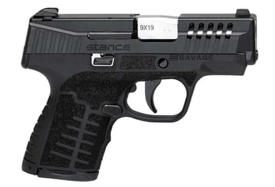 Savage Arms Stance 9mm 3.2" Barrel 7Rnd Black No Manual Safety - $239.75 