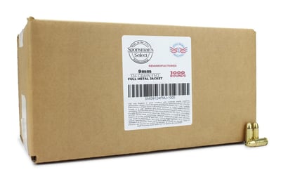 Sportsman's Select Remanufactured 9mm 124 Gr FMJ 1000 Rounds - $194.74 w/ code: 5PTODAY